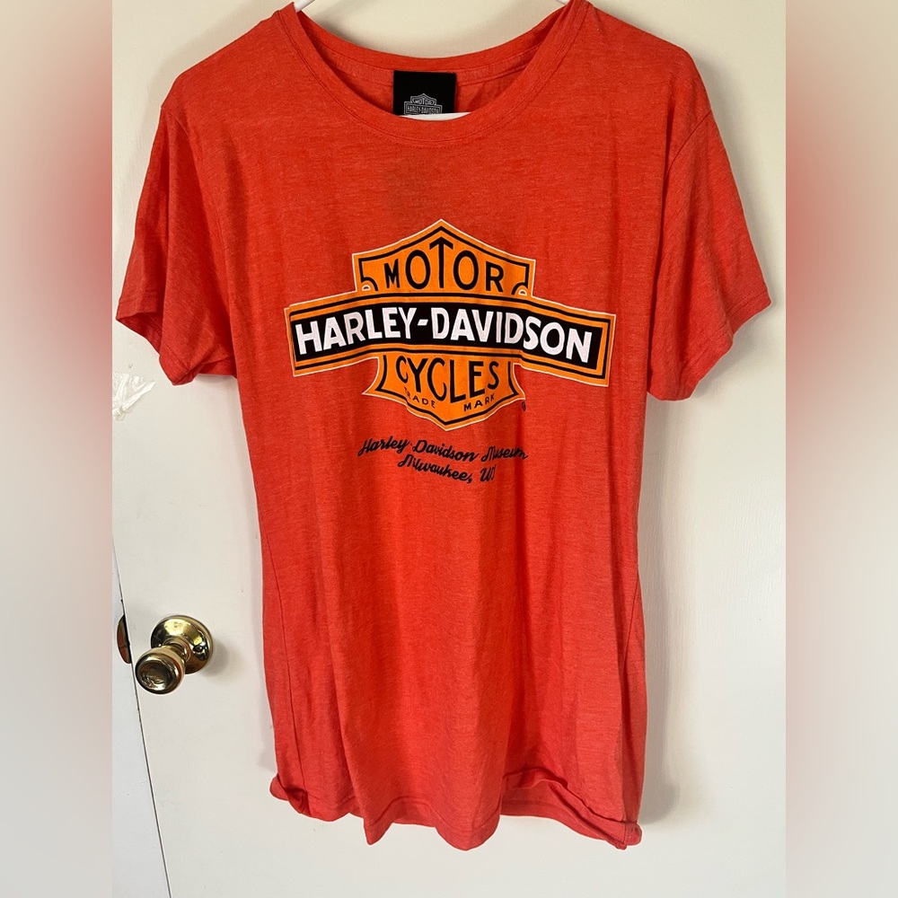 ‼️NWOT Harley-Davidson Orange  Graphic Tee  NWOT‼️